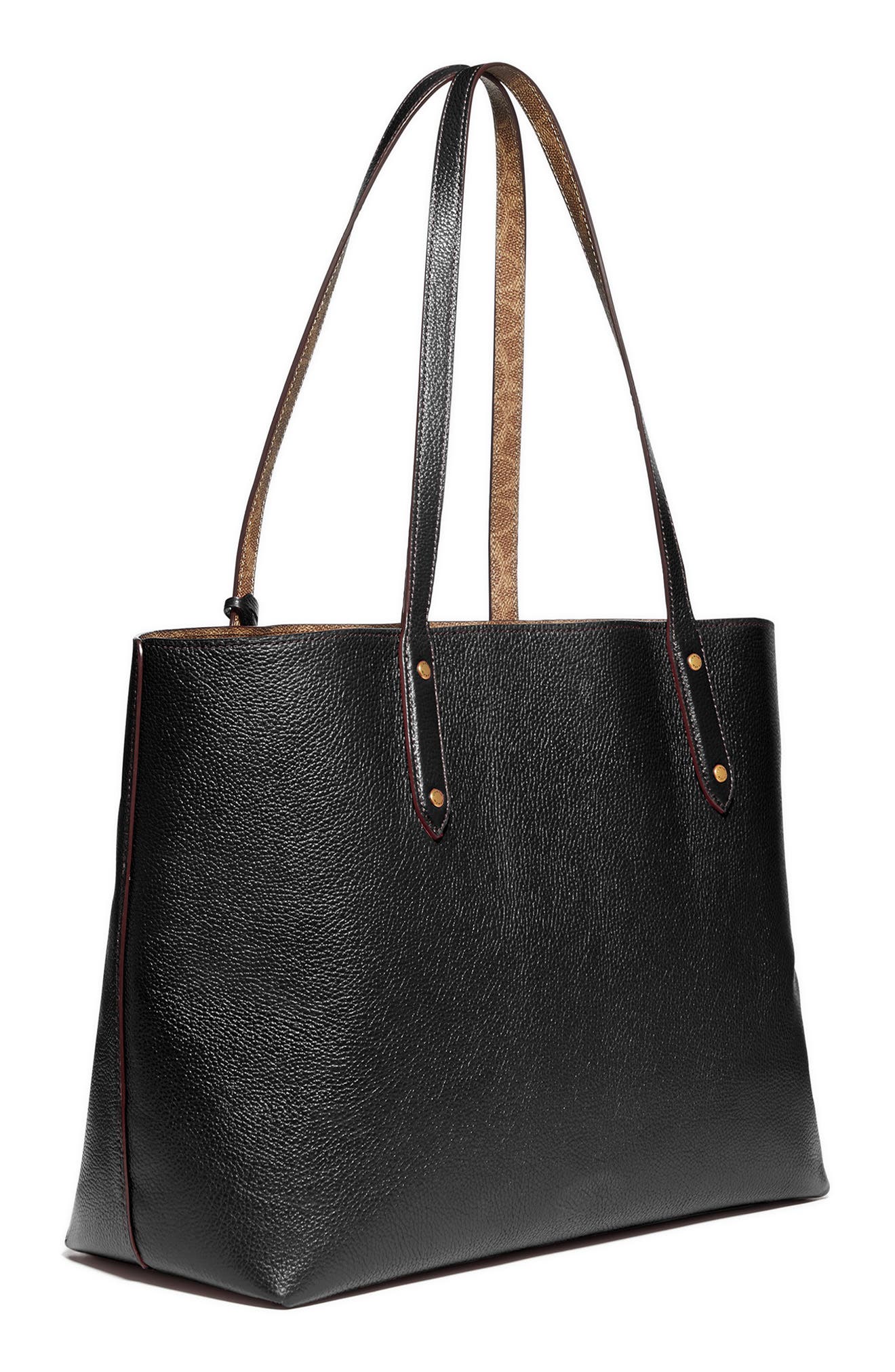 coach tall central tote