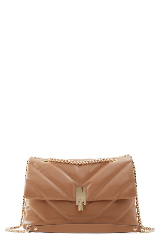 Aldo Rhiladiaax Faux Leather Convertible Crossbody Bag In Light Brown