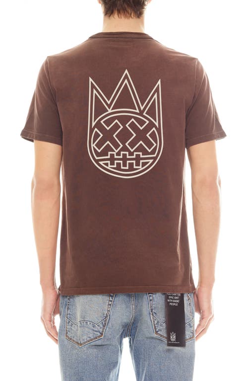 Shop Cult Of Individuality Shimuchan Graphic T-shirt In Vintage Brown