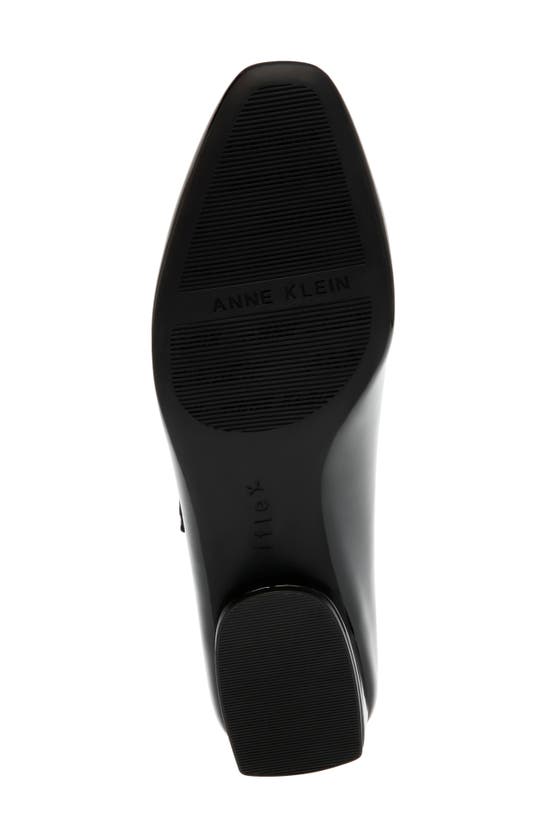 Anne Klein Cosette Mary Jane In Black Patent