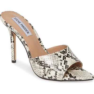 Steve Madden Feisty Slide Sandal, White