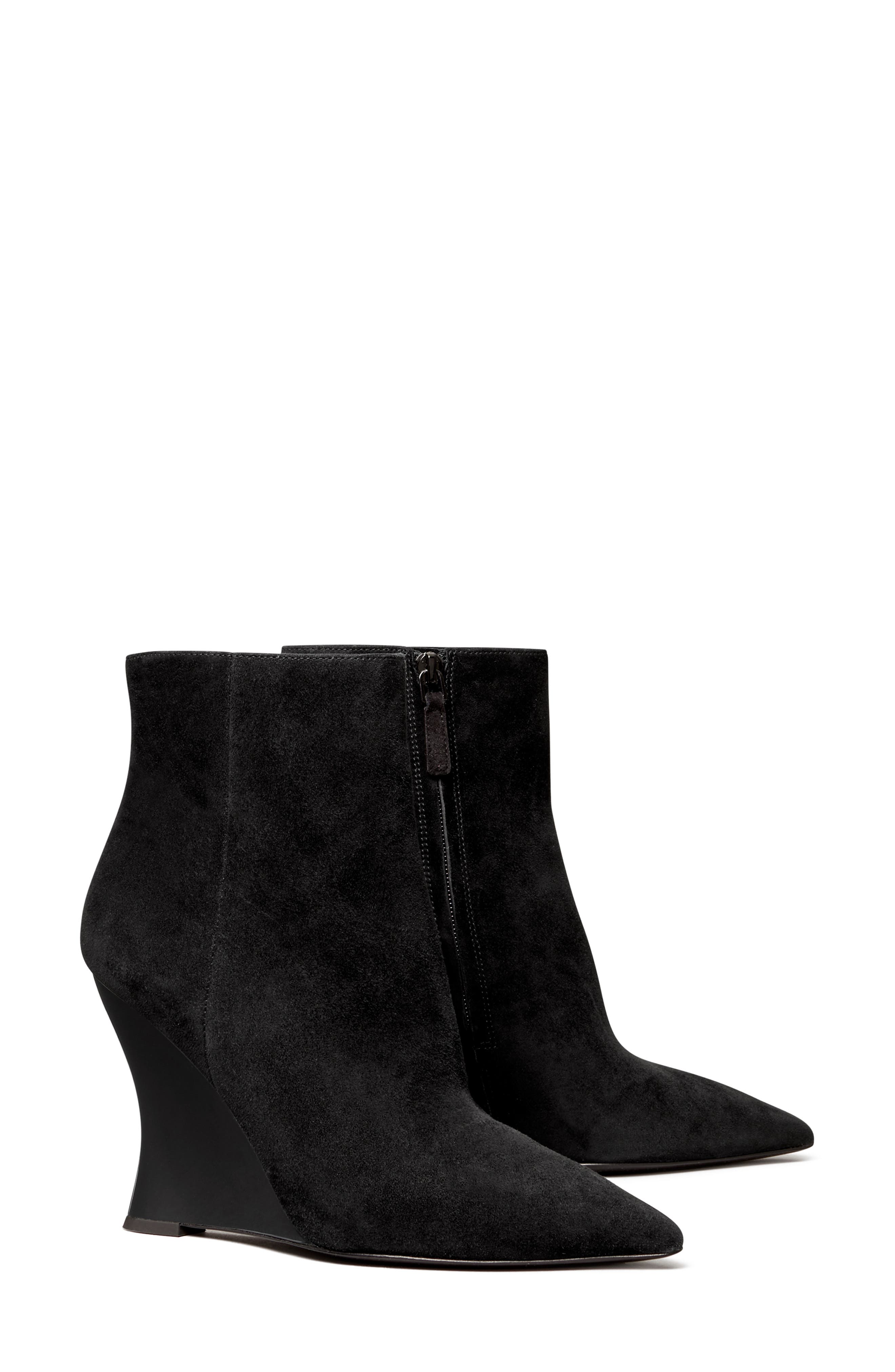 suede platform wedge boots