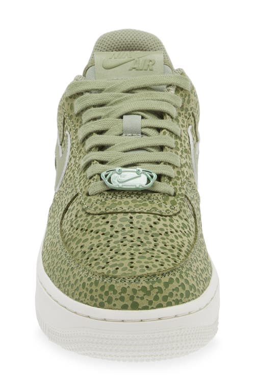 Shop Nike Air Force 1 Low Safari Basketball Sneaker In Sesame/oil Green/light Bone