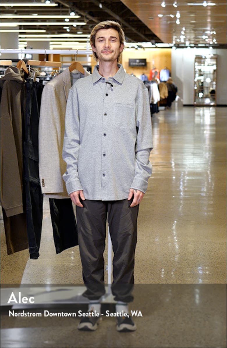 Paolo Cotton Mélange Overshirt, sales video thumbnail