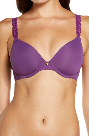Buy Natori Pure Luxe Underwire T-shirt Bra - Stormy Teal / Deep Aqua At 55%  Off
