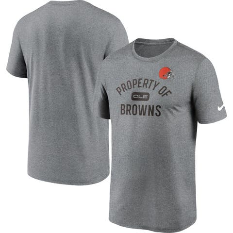 Men's Refried Apparel Heather Gray Cleveland Browns Sustainable Angle Long  Sleeve T-Shirt