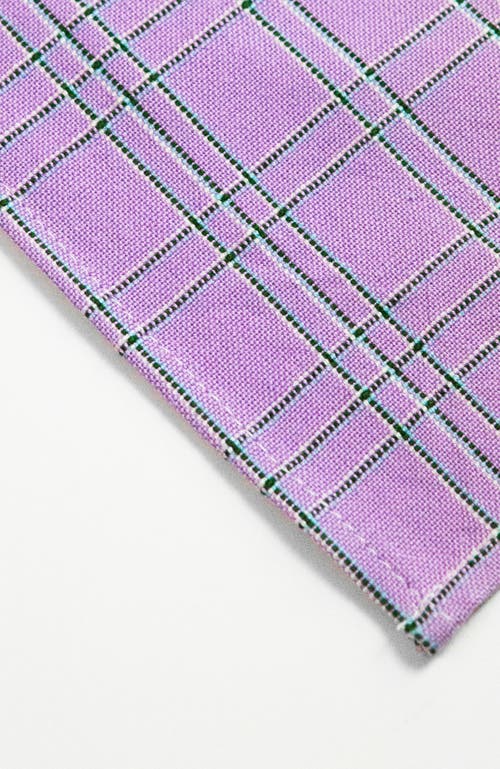 ARCHIVE NEW YORK ARCHIVE NEW YORK CHIAPAS HANDWOVEN PLAID COTTON NAPKINS, SET OF 4