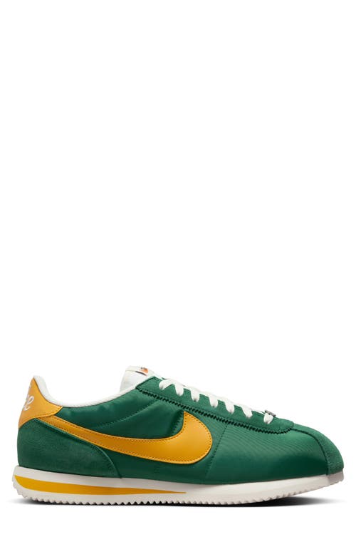 Shop Nike Cortez Txt Sneaker In Gorge Green/yellow Ochre