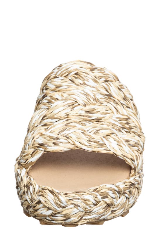 Antelope Brea Woven Raffia Slide Sandal In Natural Rafia