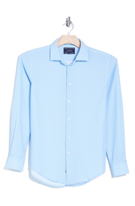 Shop Report Collection Long Sleeve 4-way Stretch Button-up Shirt In Light Blue 49