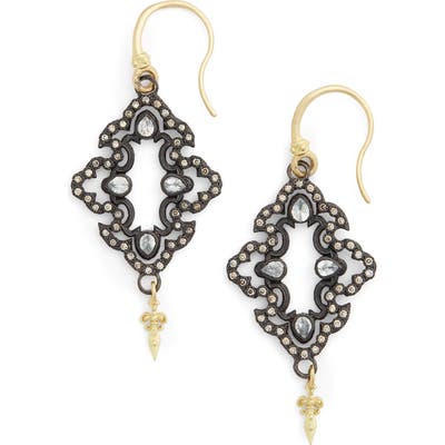 Armenta Old World Open Scroll Drop Earrings
