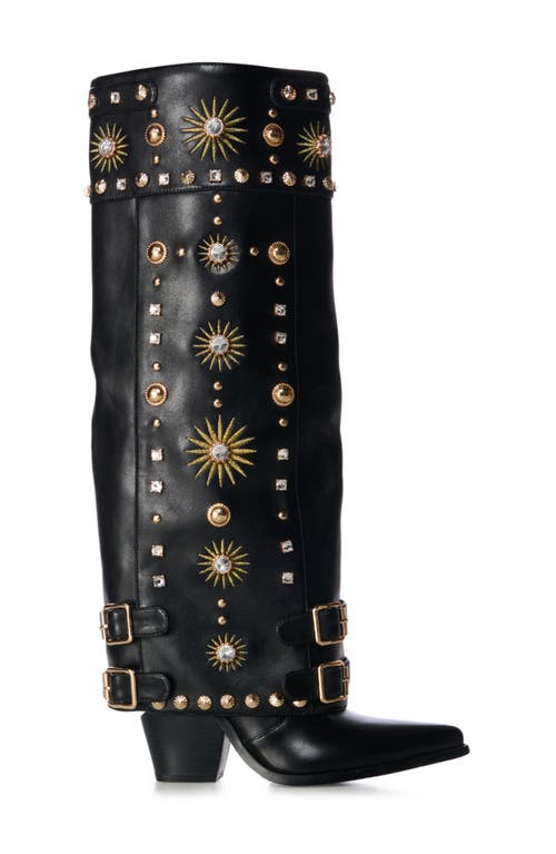 Azalea Wang Mahmoud Over The Knee Boot In Black