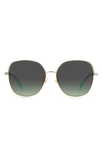 Kate Spade New York 59mm Yarafs Round Sunglasses In Gray