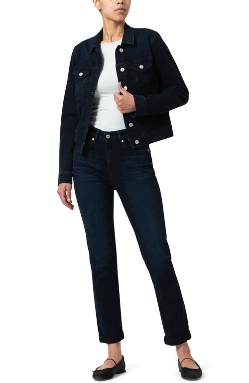 Mavi Jeans Samantha Denim Trucker Jacket In Midnight Feather Blue