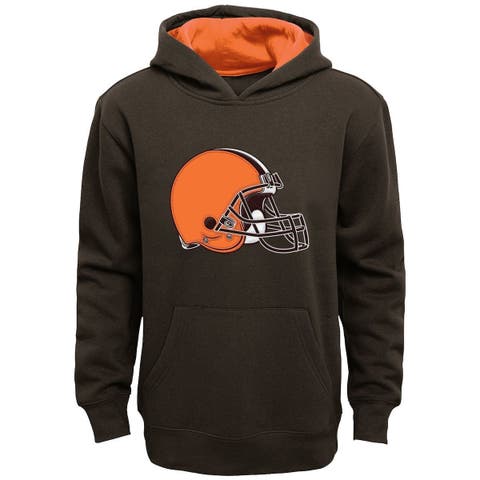 NFL x Staple Brown Cleveland Browns Split Logo Pullover Hoodie