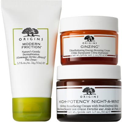 Origins Glowing Greats Day-To-Night Resurfacing & Hydrating Trio
