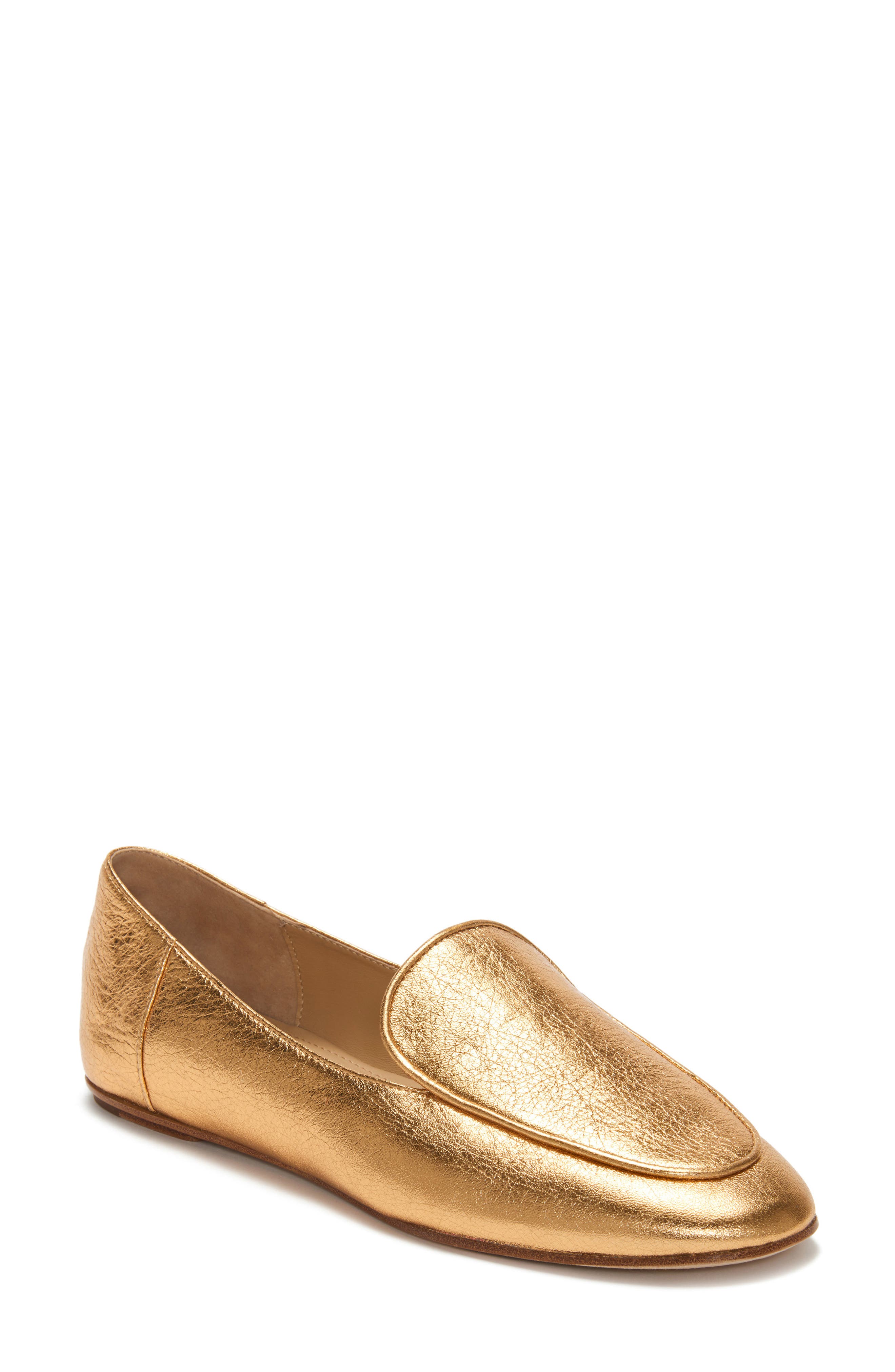 Etienne Aigner Camille Loafer In Rose Gold Leather ModeSens