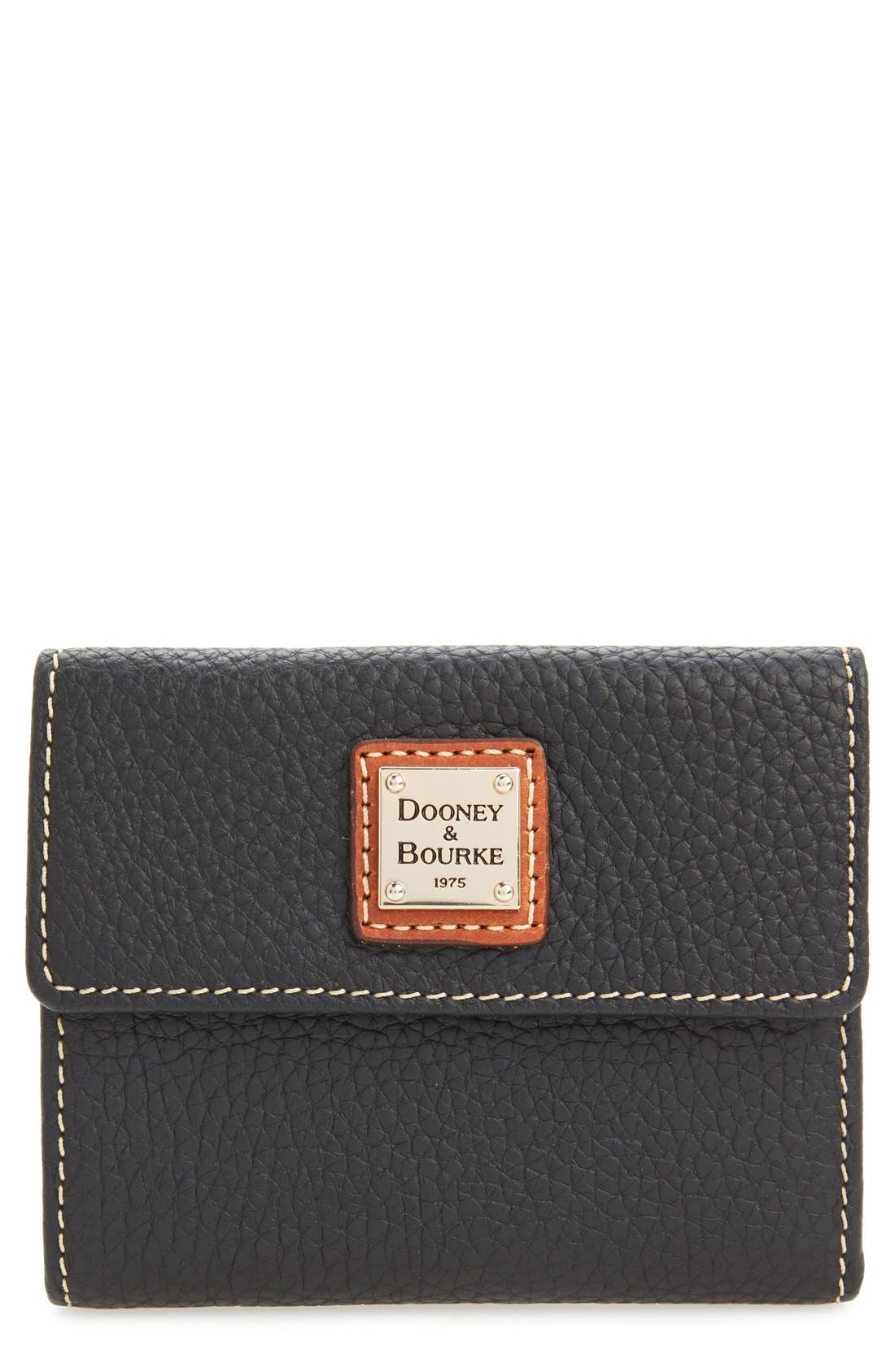 Dooney & Bourke Pebbled Leather Credit Card Wallet Nordstrom