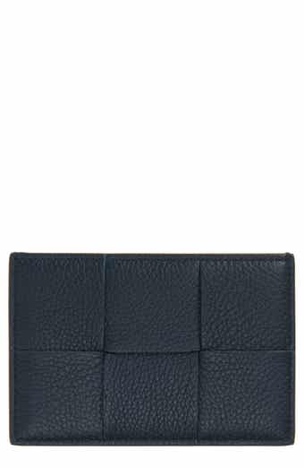 Bottega Veneta Women's Intrecciato Portacard Leather Card Case Black