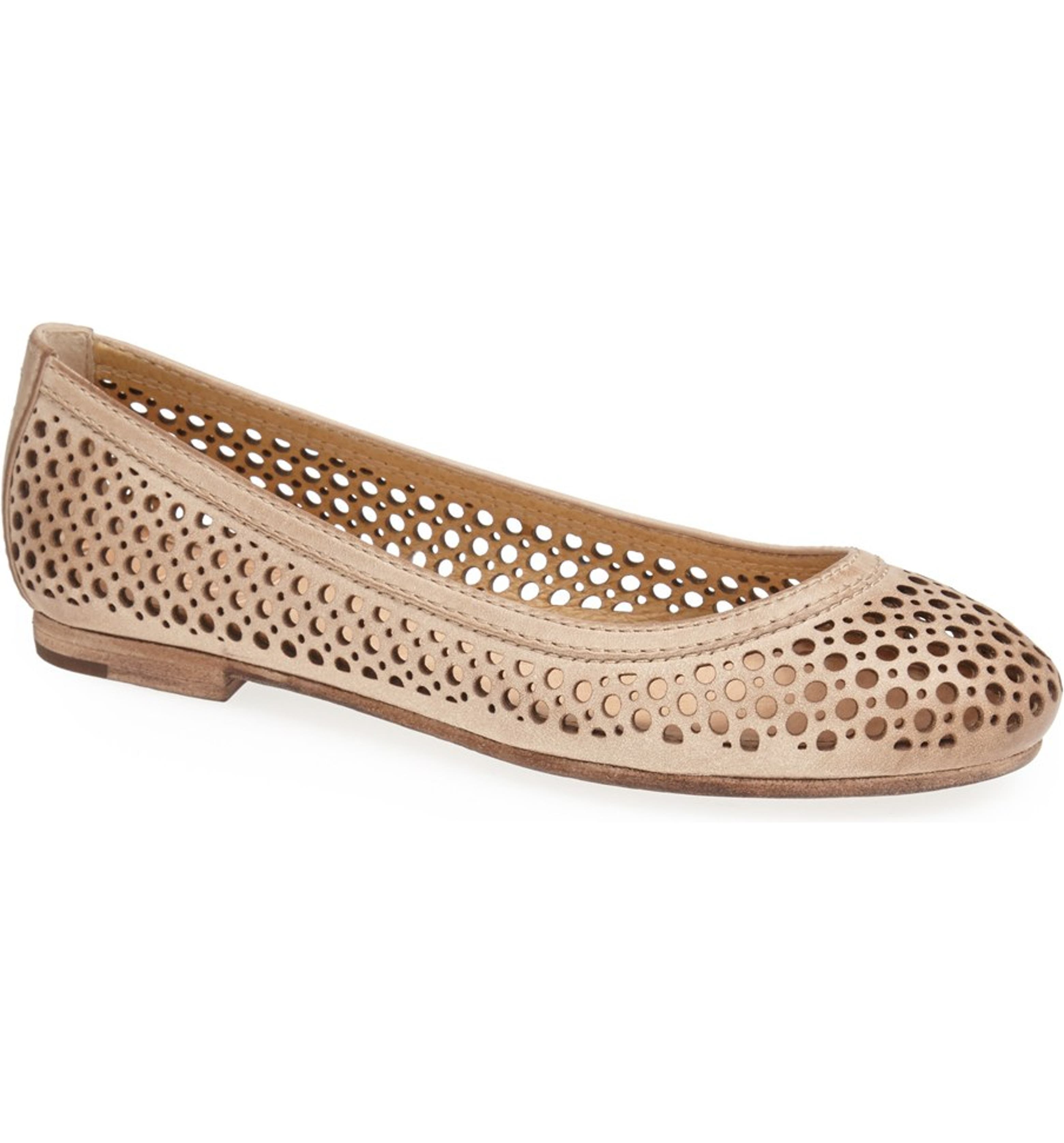 Frye 'Carson' Perforated Leather Ballet Flat | Nordstrom