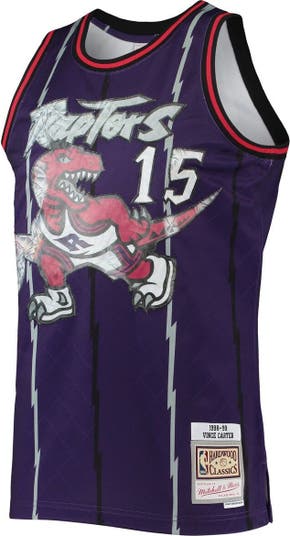 Lids Vince Carter Toronto Raptors Mitchell & Ness 1996-97 Hardwood Classics  NBA 75th Anniversary Diamond Swingman Jersey - Purple