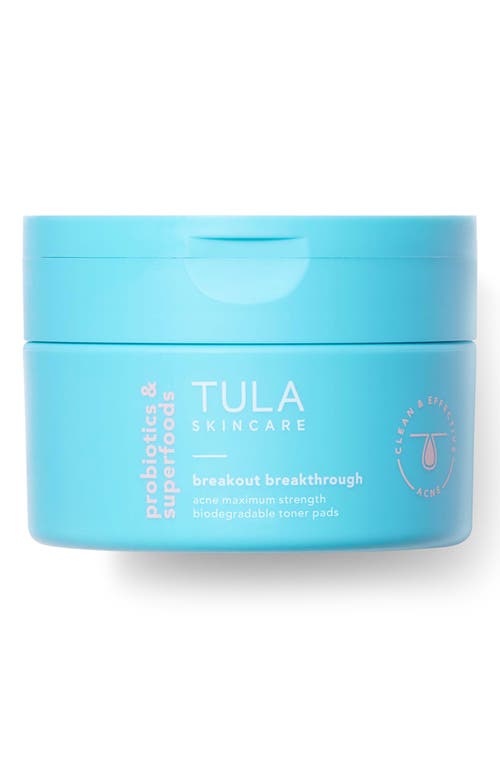 UPC 810070330279 product image for TULA Skincare Breakout Breakthrough Acne Maximum Strength Biodegradable Toner Pa | upcitemdb.com