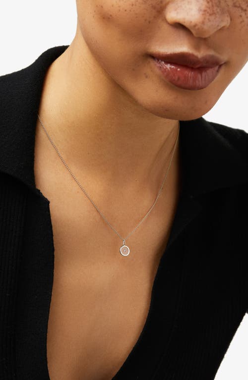 Shop Ana Luisa Floating Diamond Necklace In White Gold