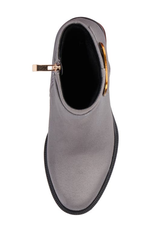 Torgeis Melody Buckle Ankle Boot In Grey
