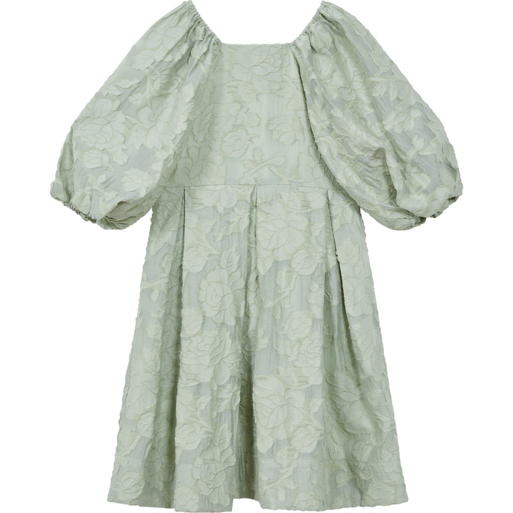 REISS REISS KIDS' THEA JR. FLORAL JACQUARD DRESS