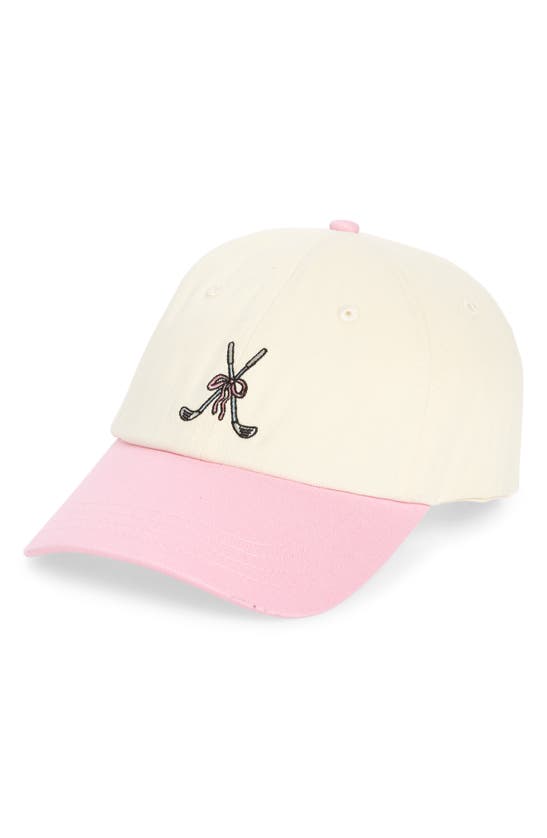 Shop Frasier Sterling Embroidered Golf Love Baseball Cap In White
