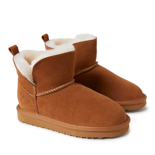 DEARFOAMS DEARFOAMS KIDS' FIRESIDE BUNBURY GENUINE SHEARLING BOOT
