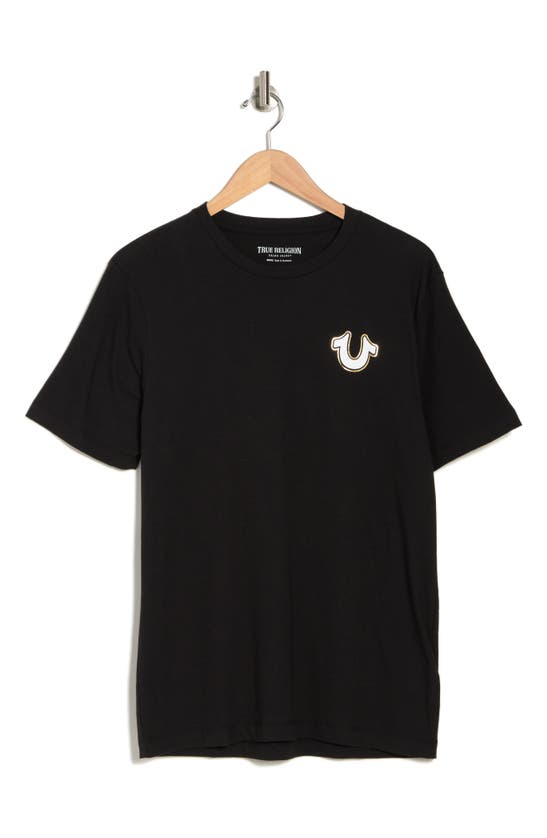 True Religion Brand Jeans Trbj 2002 T-shirt In Jet Black