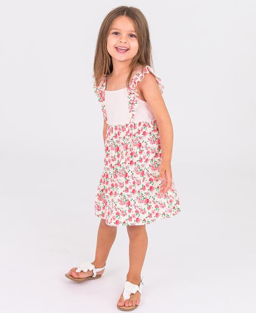 Shop Rufflebutts Baby Ruffle Strap Mixed Print Dress In English Roses