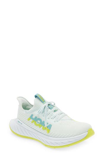 Hoka Carbon X 3 Running Shoe In Billowing Sail/evening Rose