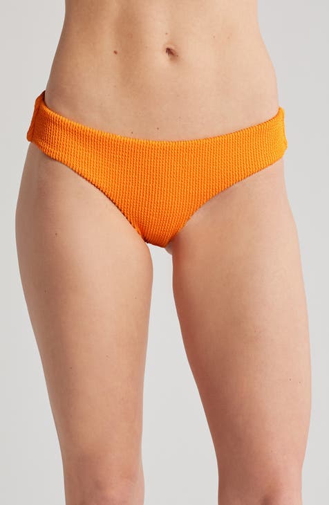 Pucker Ruched Back Bikini Bottoms