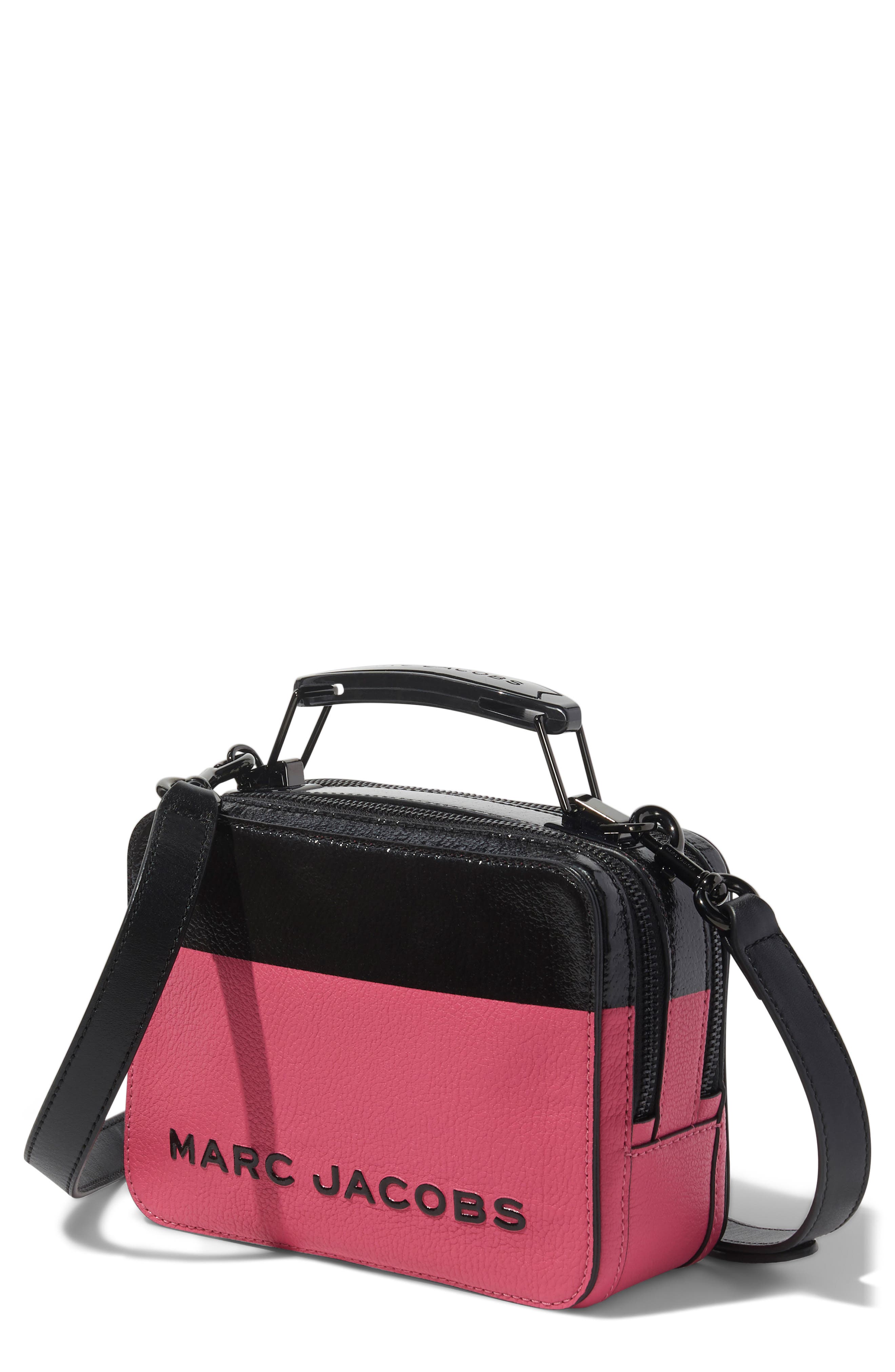 marc jacobs the box leather crossbody bag
