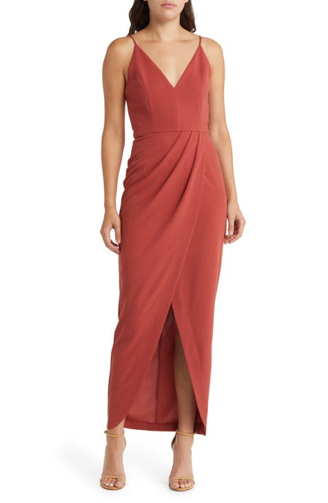 The Ines V-Neck Tulip Gown