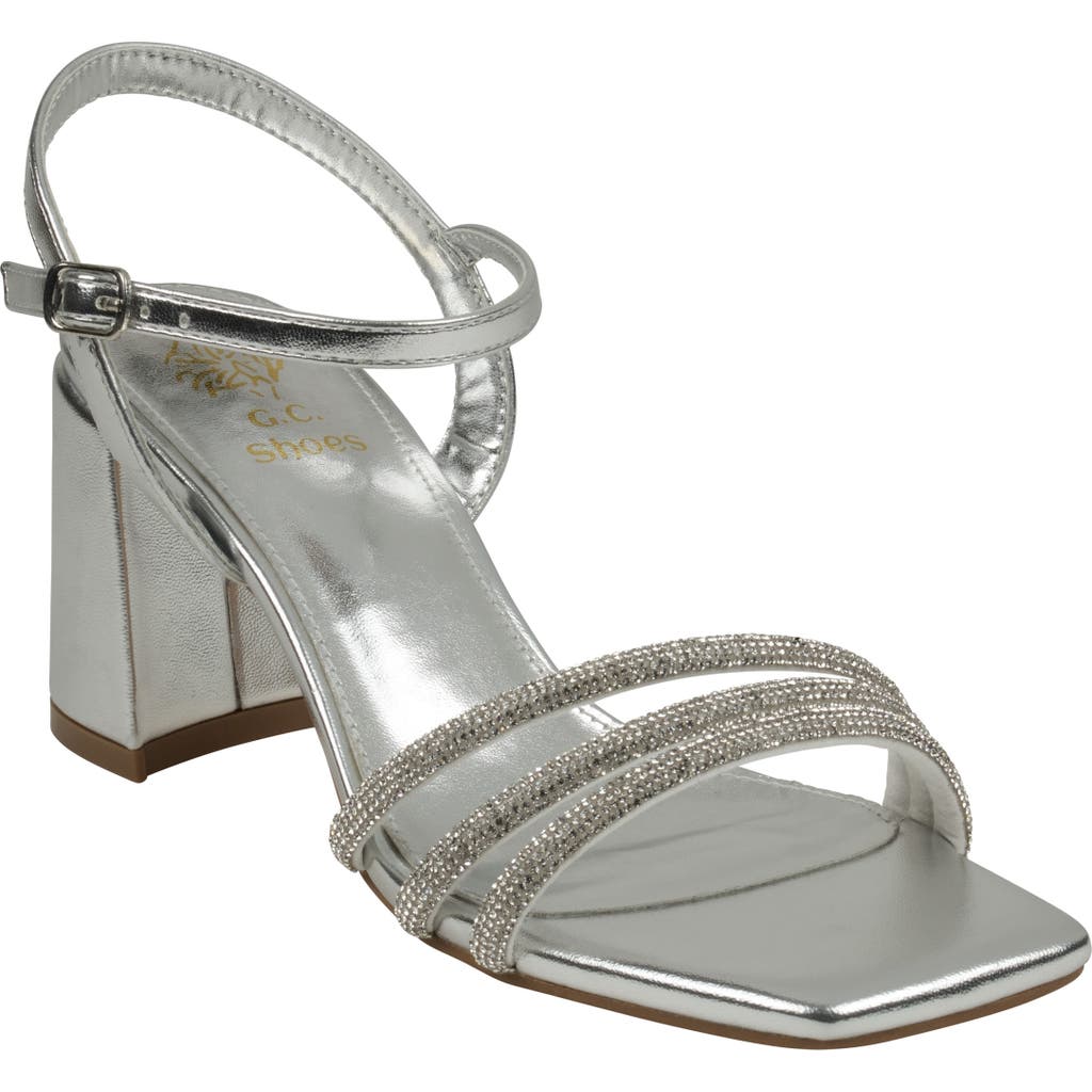Good Choice New York Tyra Ankle Strap Sandal In Silver