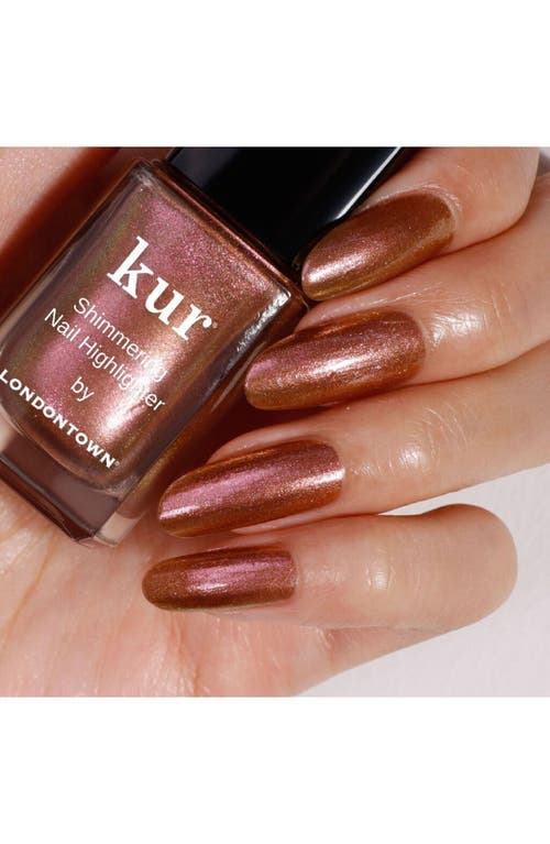 Londontown Shimmering Nail Highlighter Polish In Molten