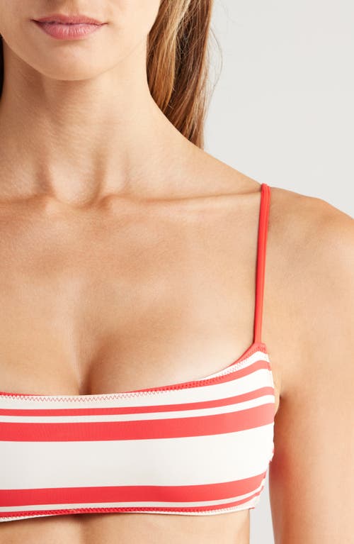 SOLID & STRIPED SOLID & STRIPED THE DANIELA STRIPE BIKINI TOP