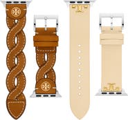 Tory Burch 2-Pack Leather Apple® Watch Watchbands | Nordstrom