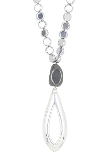 Simon Sebbag Sterling Silver Hematite Long Pendant Necklace Nordstrom Rack - Silver Hematite Pendant Necklace Simon Sebbag Sterling Silver Hematite Long Pendant Necklace Nordstrom Rack - Silver Hematite Pendant Necklace