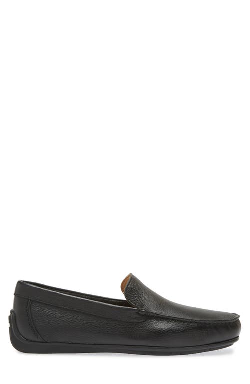 Shop Nordstrom Freddie Moc Toe Driving Loafer In Black