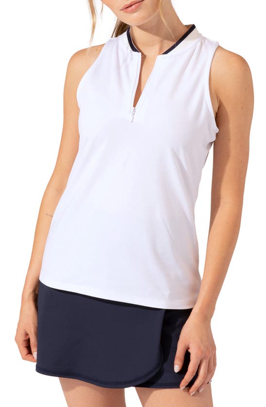 Shop Threads 4 Thought Tiana Quarter Zip Tank In White