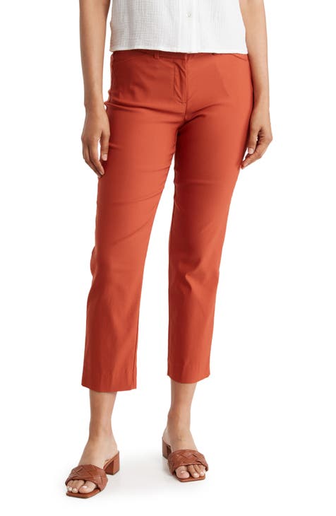 Marika Solid Red Active Pants Size M - 64% off
