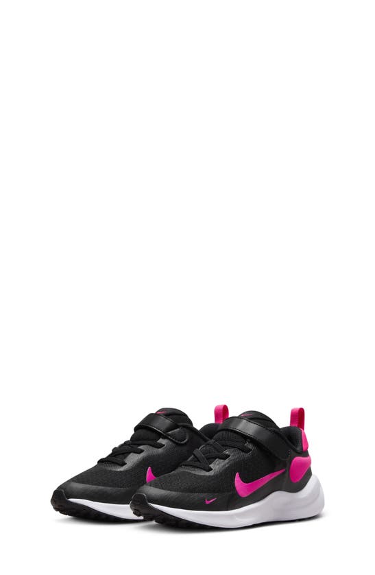 Shop Nike Revolution 7 Sneaker In Black/ Hyper Pink/ White