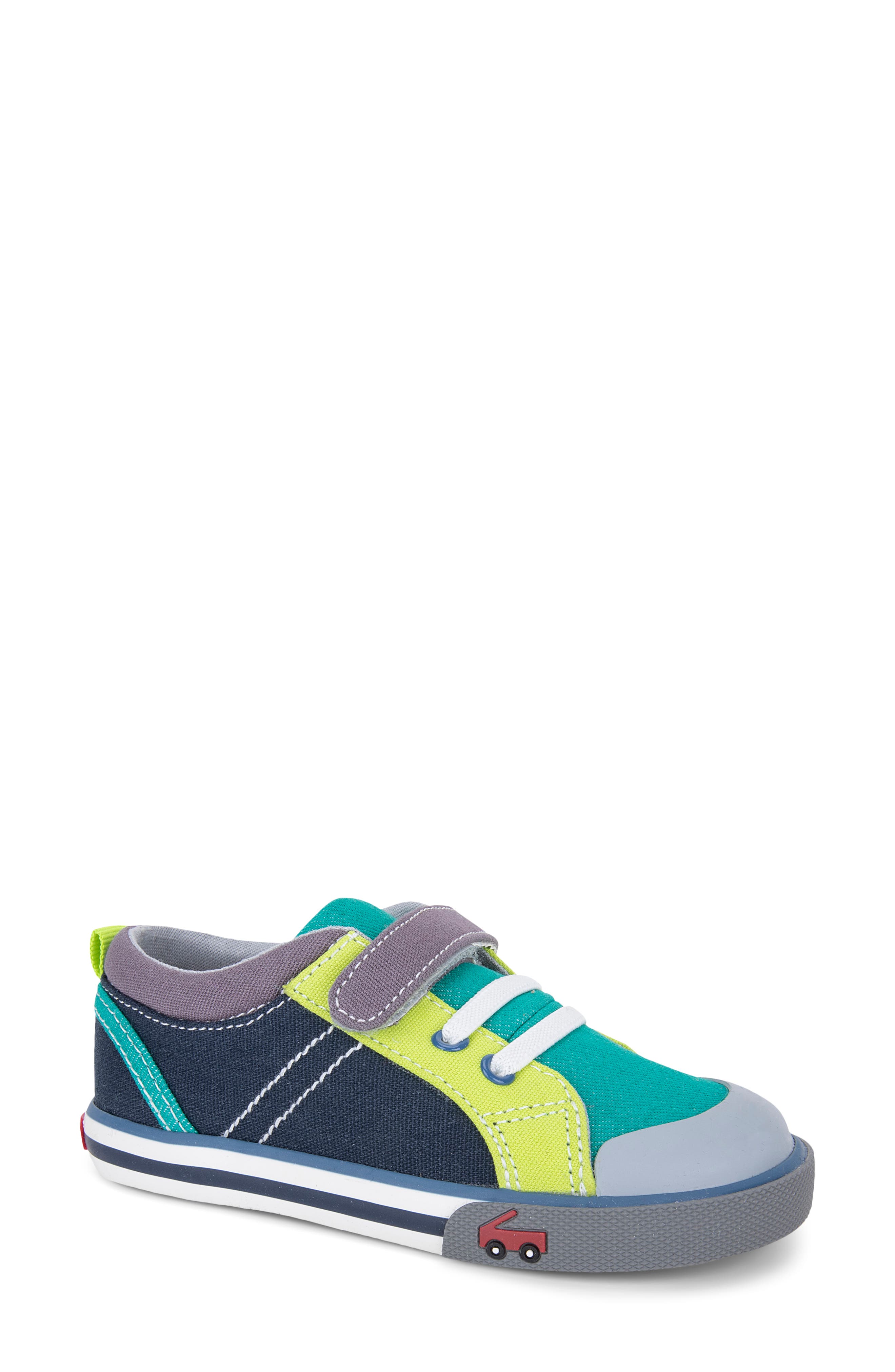 See Kai Run Tanner Sneaker, Size 9 M in Teal/Navy at Nordstrom