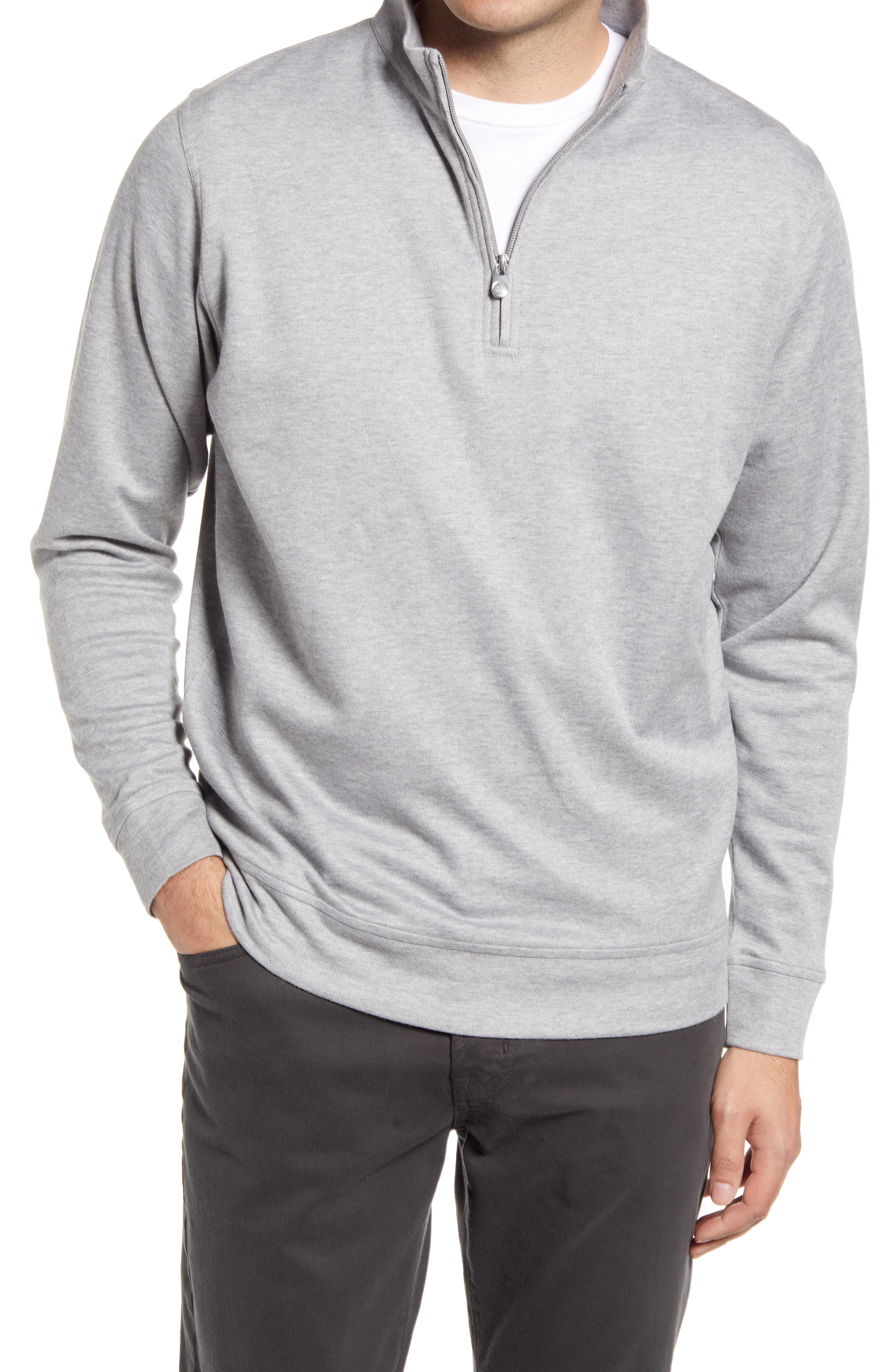 mens light grey sweatshirt