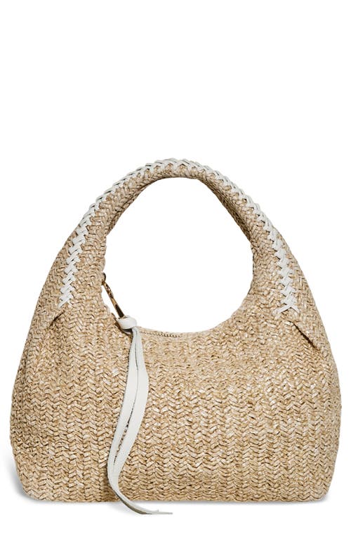 Aura Top Handle Bag in Natural Straw