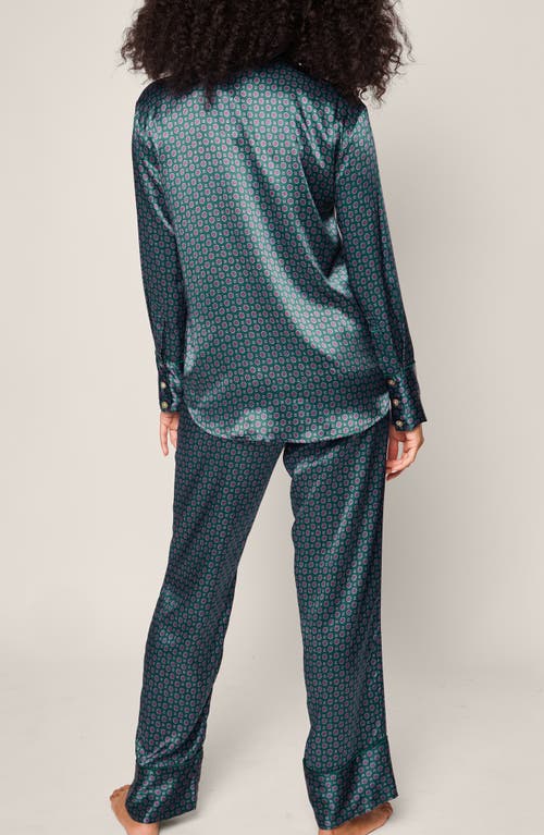 PETITE PLUME PETITE PLUME MEDALLION MULBERRY SILK PAJAMAS